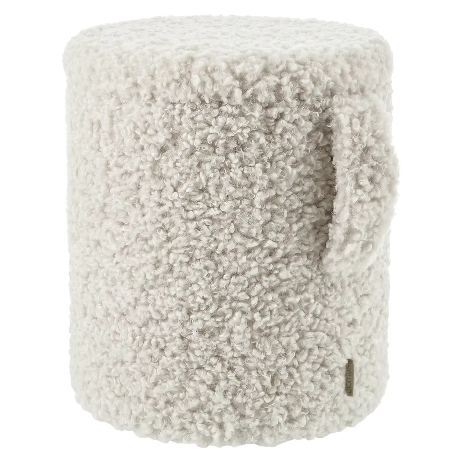 Hocker -TEDDY- Farbe Moonbeam
