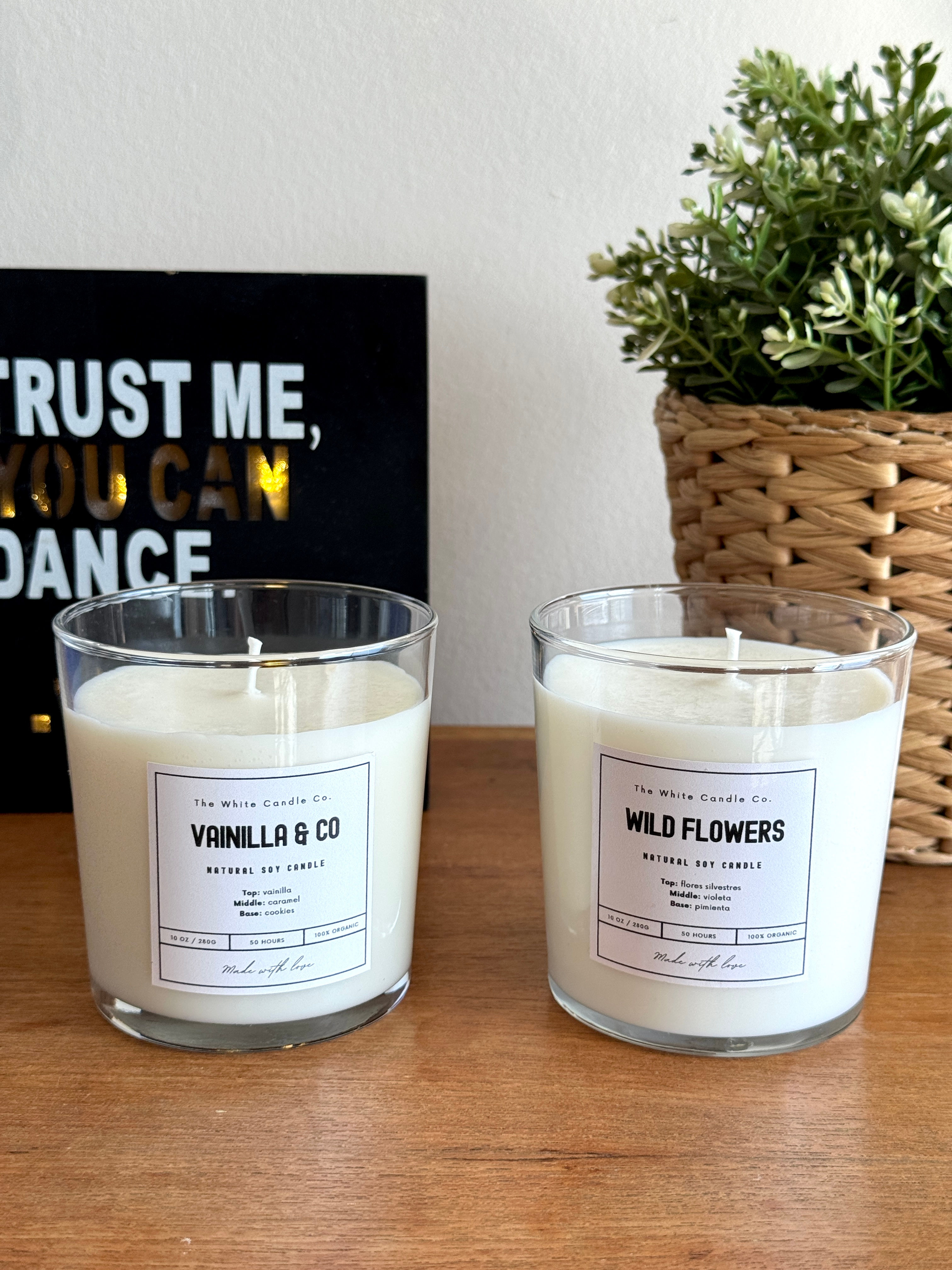 Combo 2 velas Dublin 280 Gr Aromas a eleccion