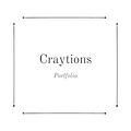 Craytions Logo white minimalistic