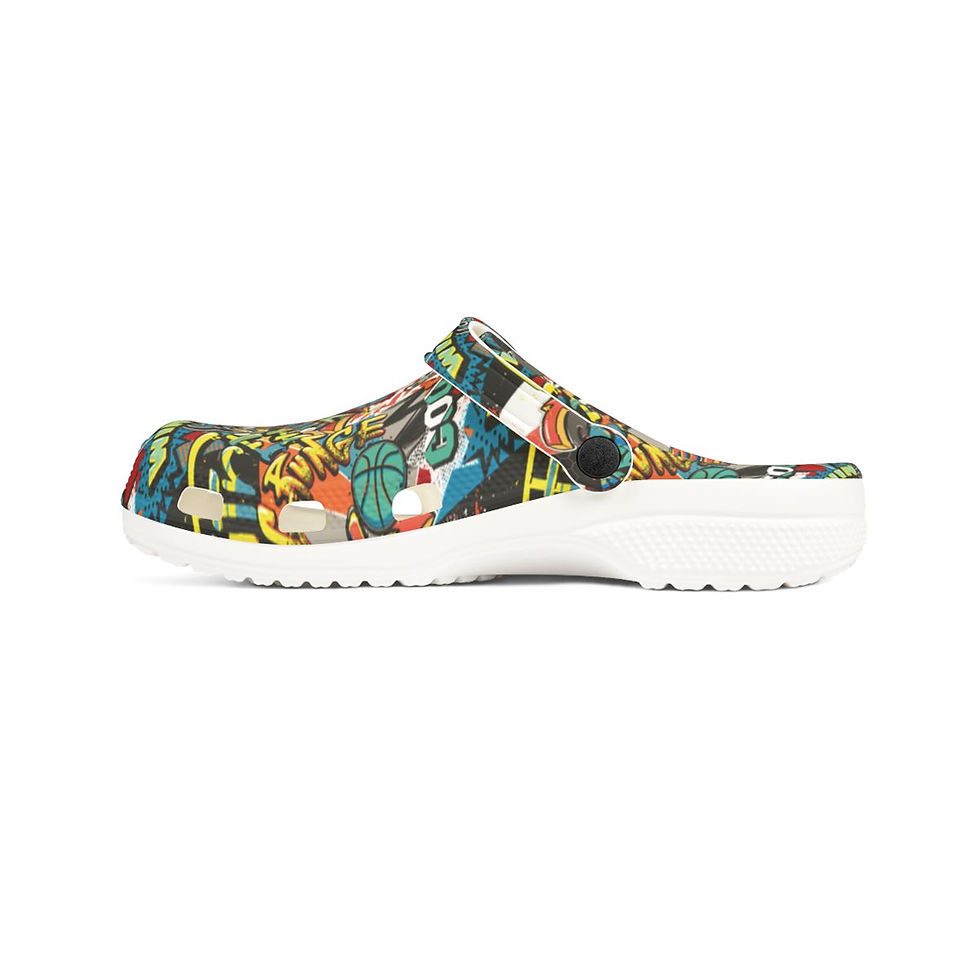 Thumbnail: KLÅOG - EVA Foam Rubber Shoes (CLOG), Custom Retro Soccer 