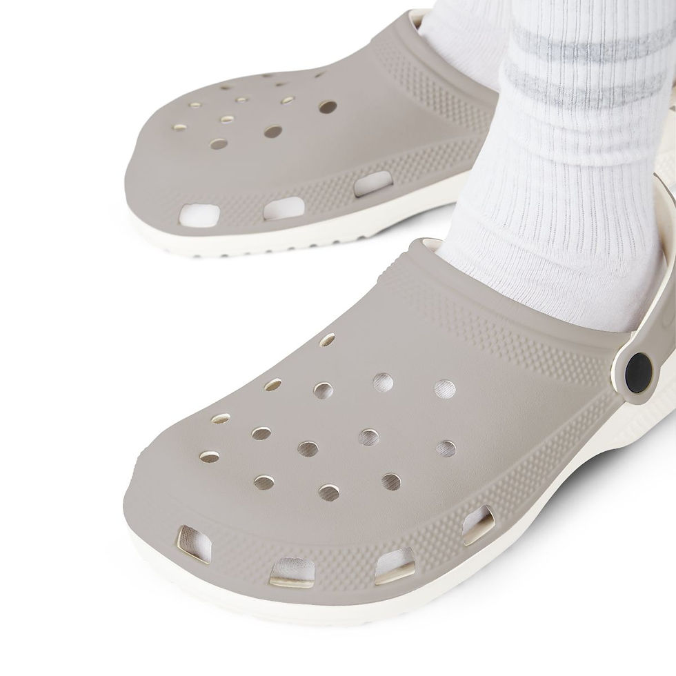 Thumbnail: KLÅOG - EVA Foam Rubber Shoes (CLOG),  Light Gray