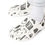 Thumbnail: KLÅOG - EVA Foam Rubber Shoes (CLOG), Custom White and Gray Medical Design