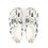 Thumbnail: KLÅOG - EVA Foam Rubber Shoes (CLOG), Custom White and Gray Medical Design