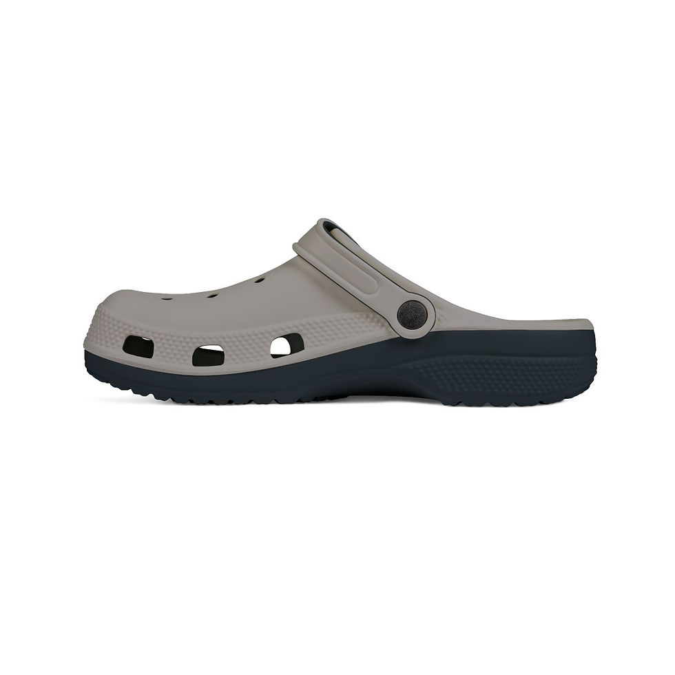 Thumbnail: KLÅOG - EVA Foam Rubber Shoes (CLOG),  Light Gray