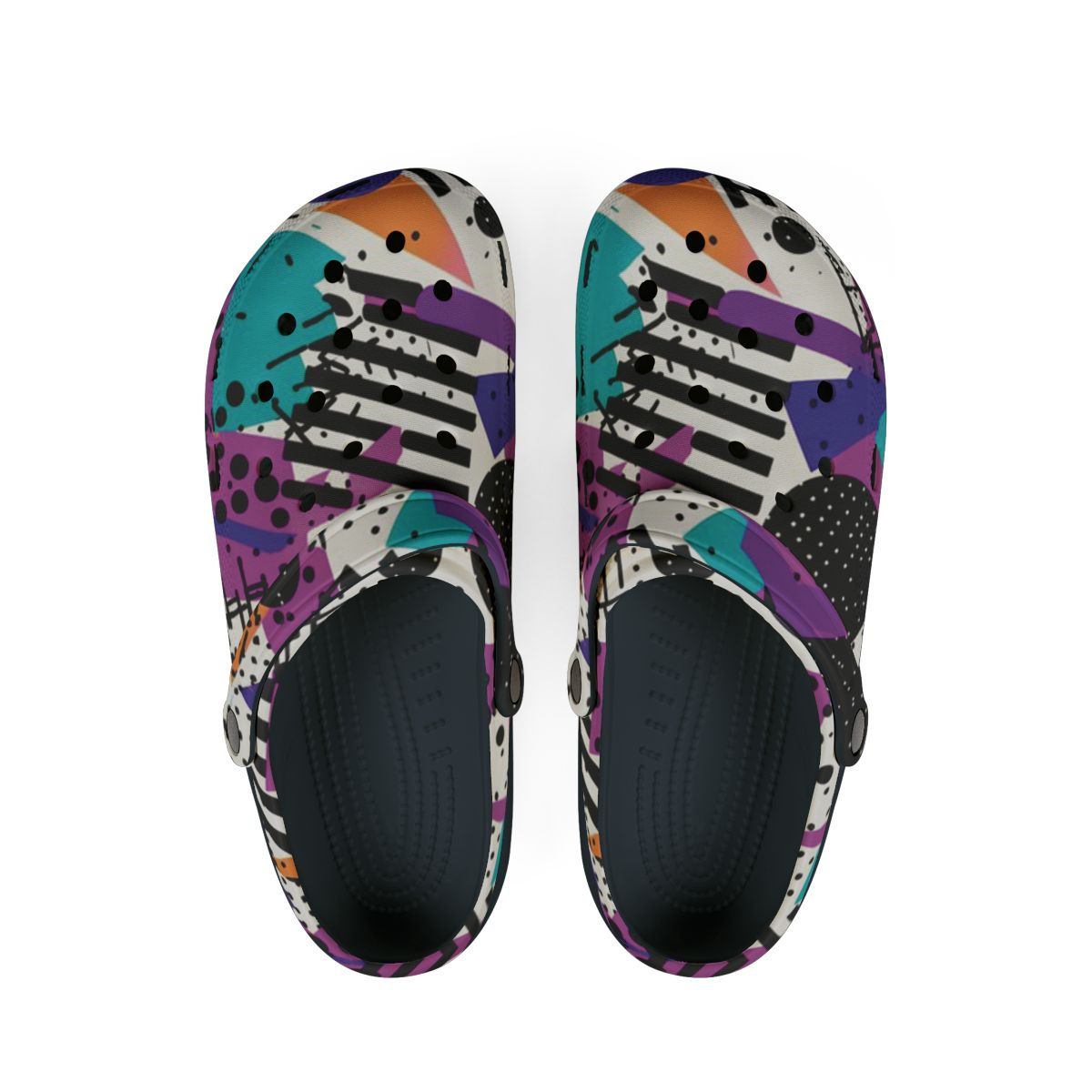 KLÅOG - EVA Foam Rubber Shoes (CLOG), Custom Purple Retro