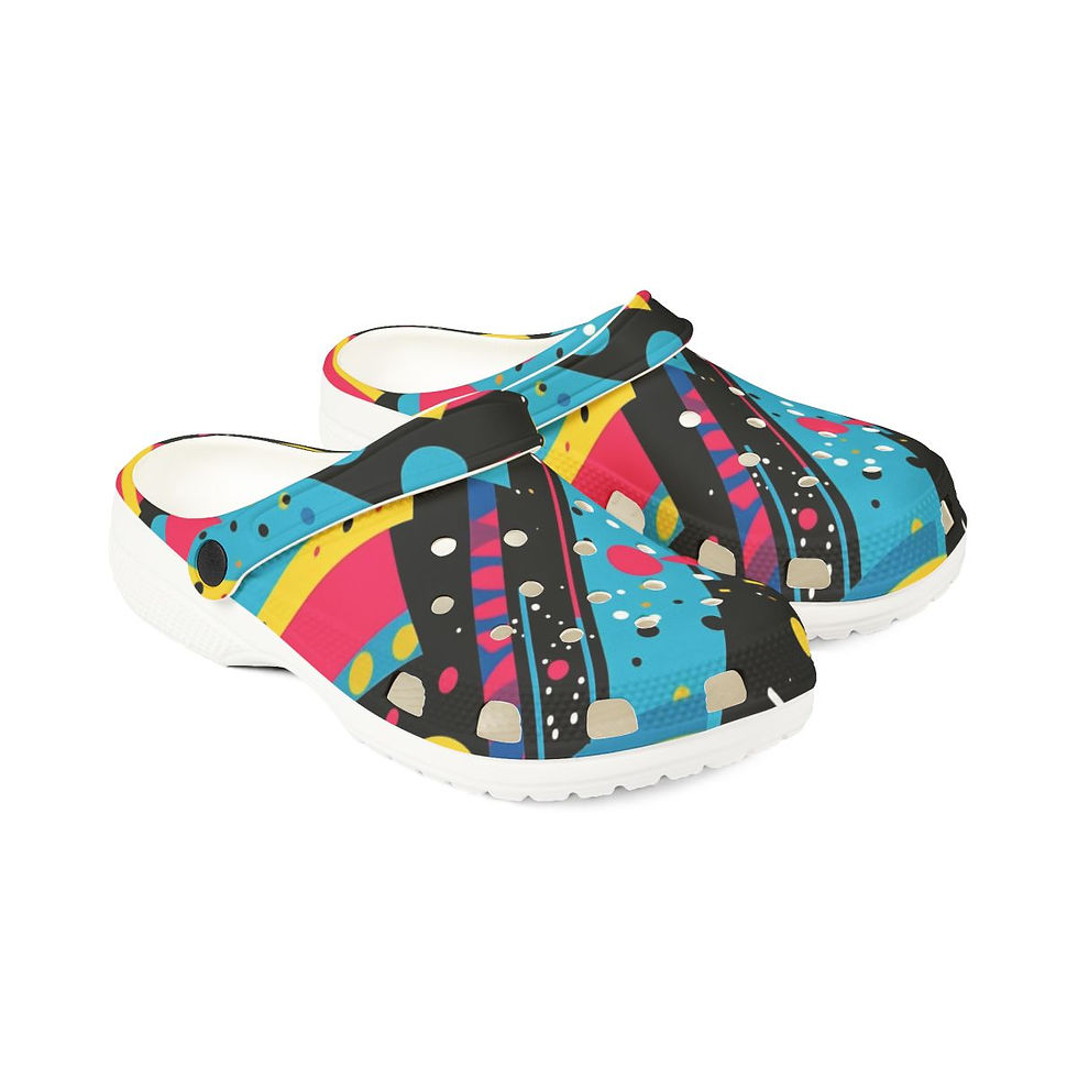 Thumbnail: KLÅOG - EVA Foam Rubber Shoes (CLOG), Custom Galaxy Retro