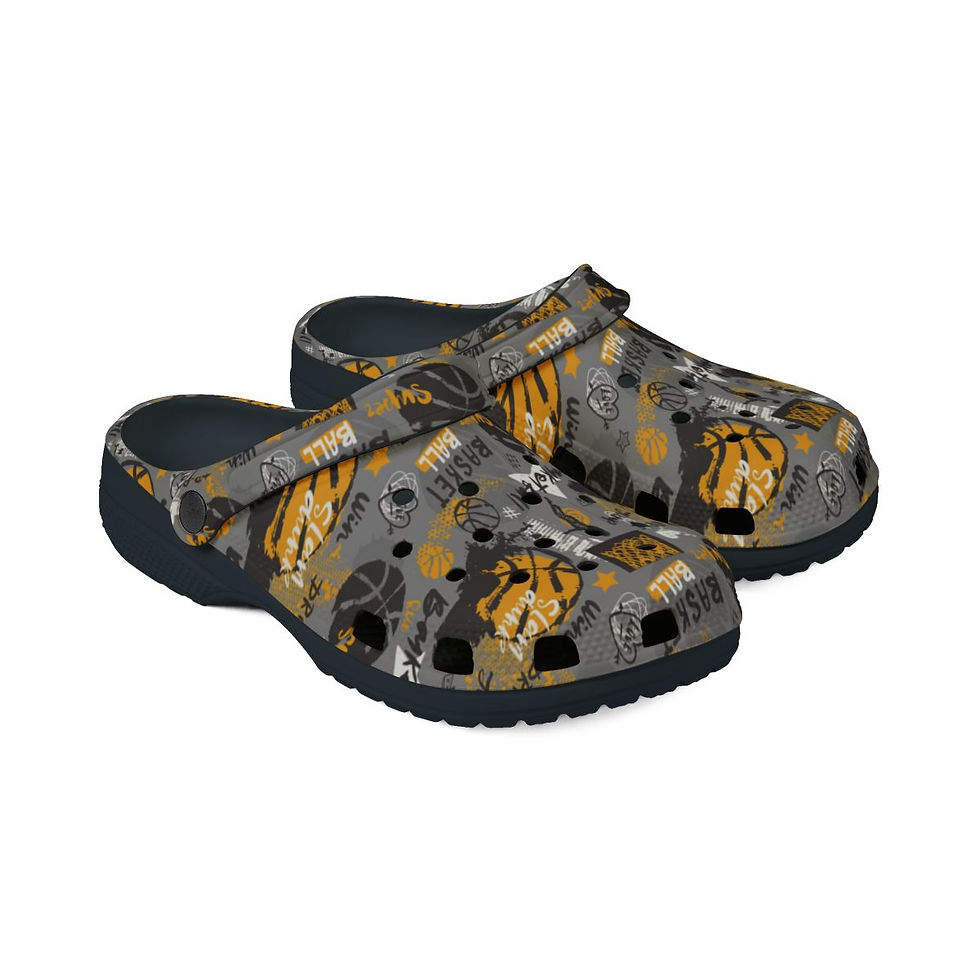 Thumbnail: KLÅOG - EVA Foam Rubber Shoes (CLOG), Custom Love & Basketball