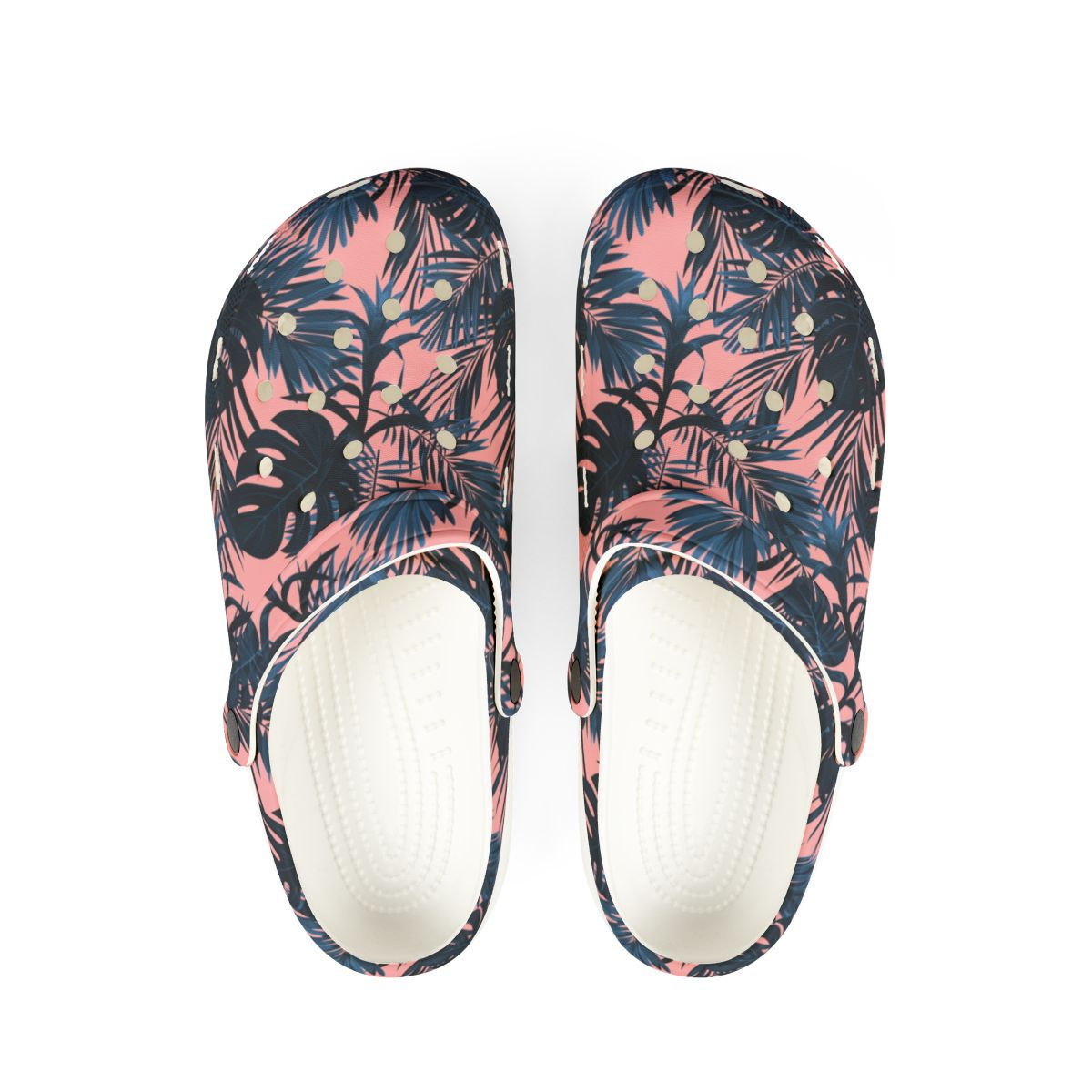 KLÅOG - EVA Foam Rubber Shoes (CLOG), Custom Pink & Green Summer Vibe