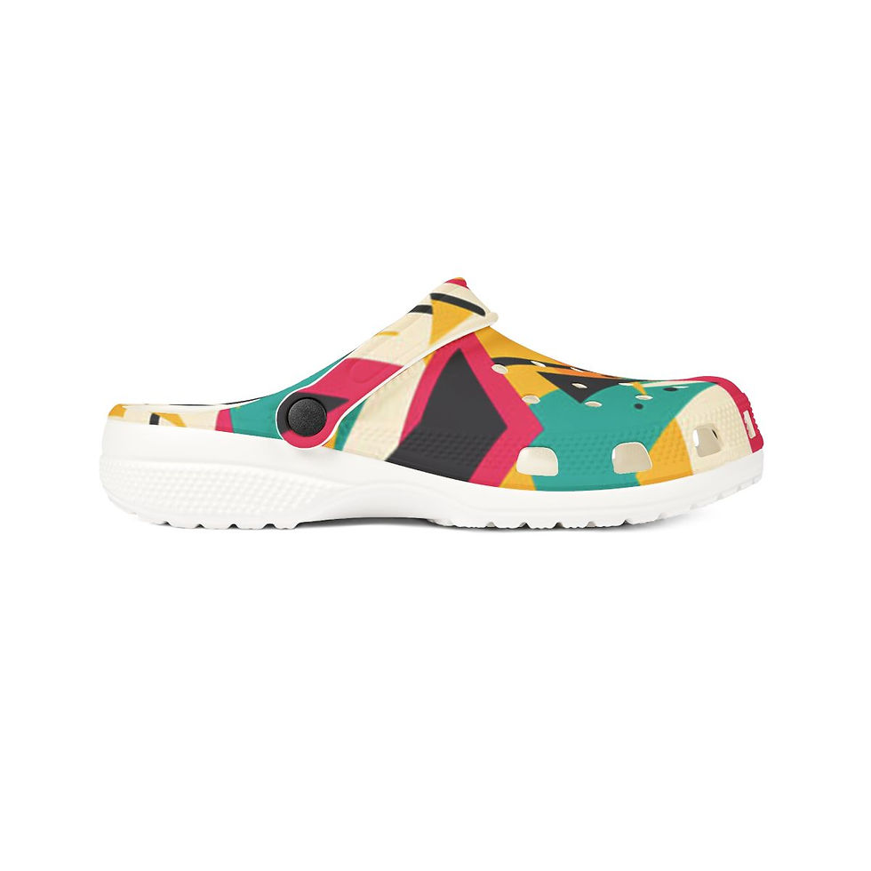 Thumbnail: KLÅOG - EVA Foam Rubber Shoes (CLOG), Custom Beige Retro 