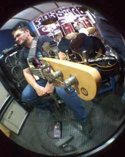 Gravação com a Banda Monstro de Pedra