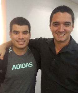 O tecladista Nathan Gomes