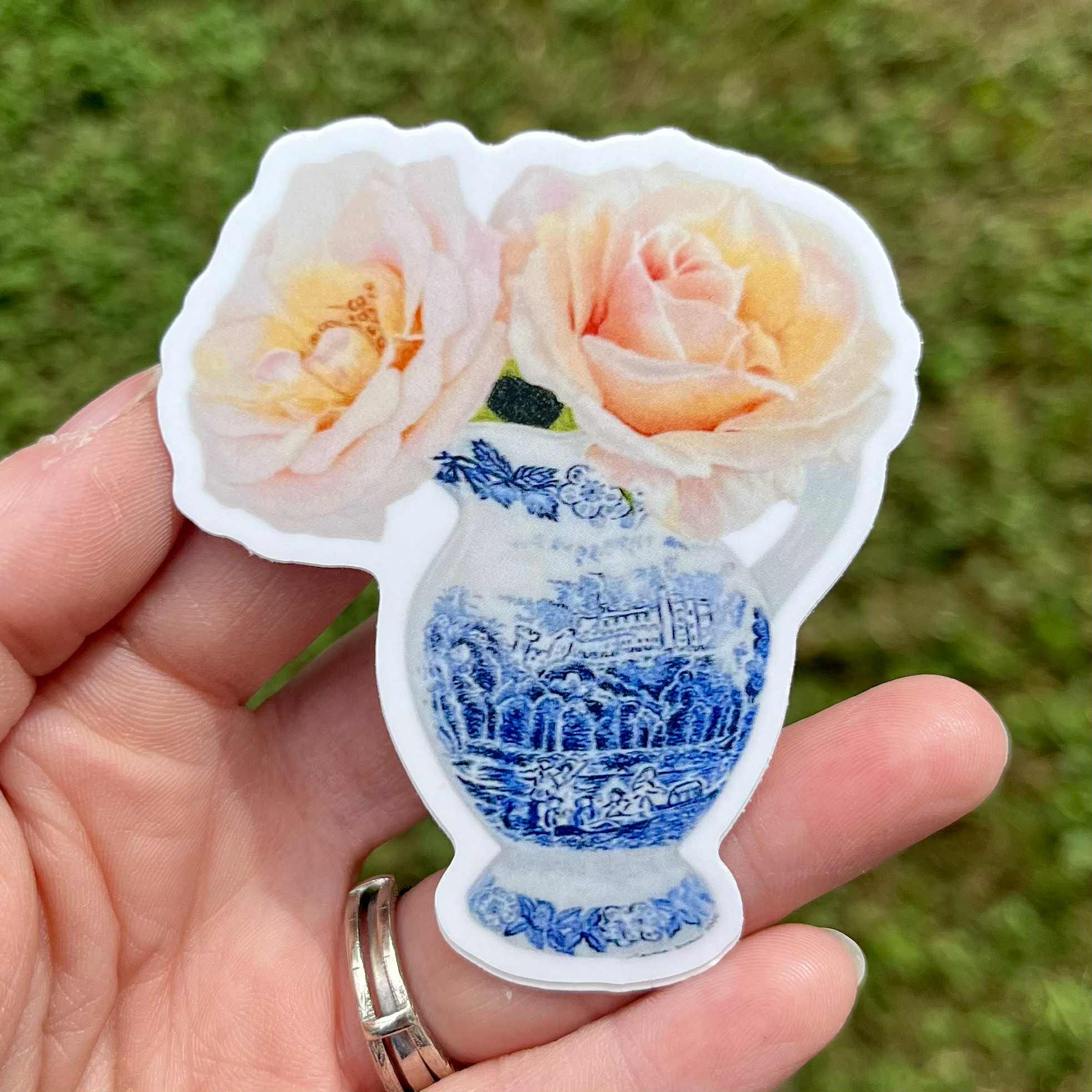 Rose Bouquet Vinyl Sticker