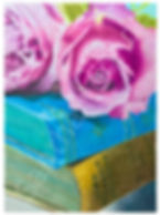Thumbnail: "Roses on Old Books" art print