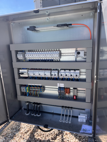 Schaltschrank für eine Großraum-Klimatisierung, Hamburg