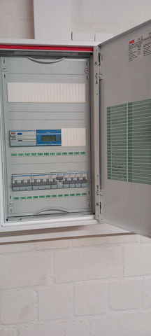 Kleinverteiler für eine Wärmepumpe mit zusätzlichem digitalen Zähler, Schleswig-Holstein