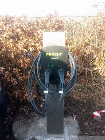 Ladesäule für ein Gewerbeunternehmen, Nortorf