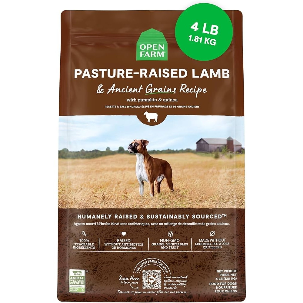 Open Farm Pastured-Raised Lamb & Ancient Grains Recipe Adult Dog Food