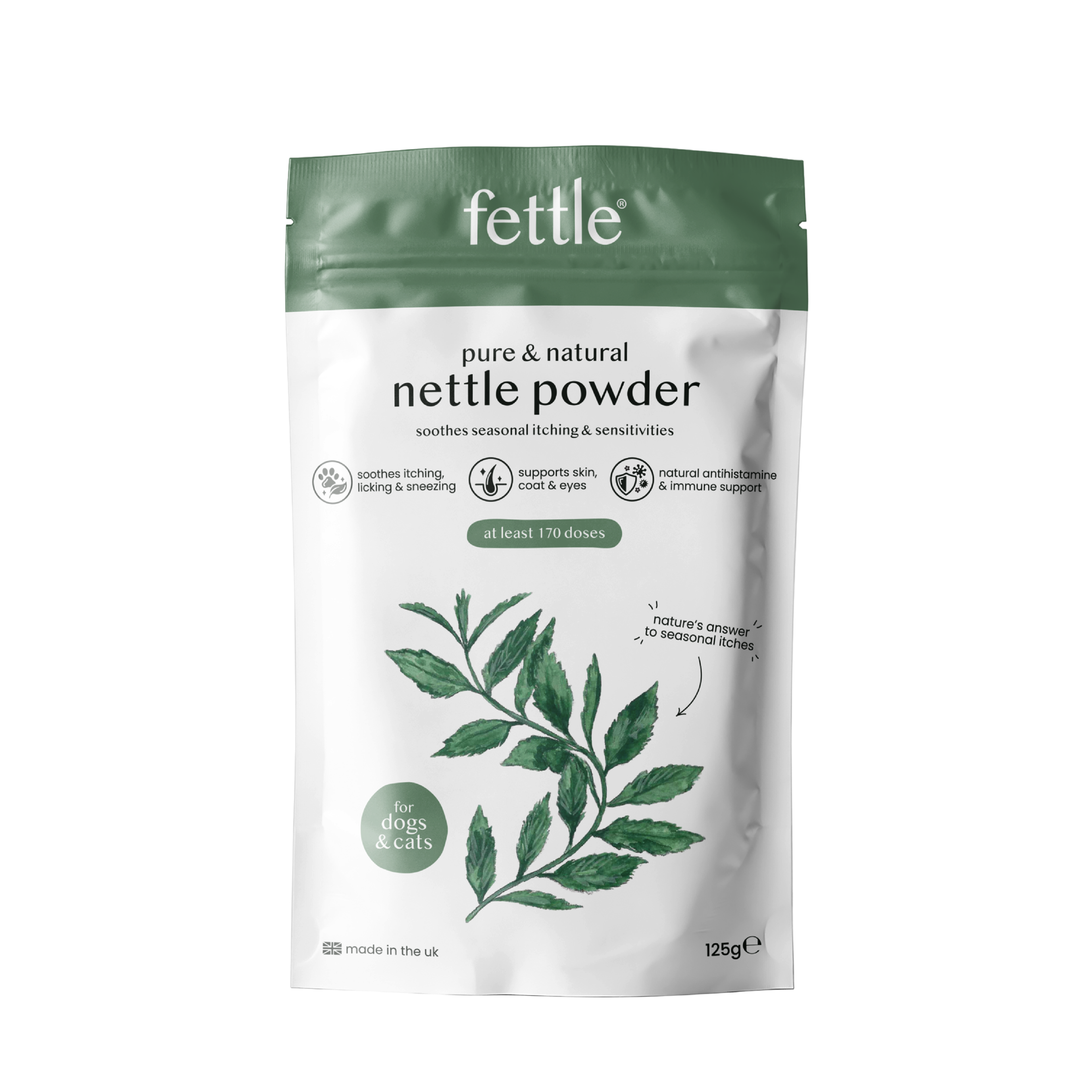 fettle pure & natural nettle powder