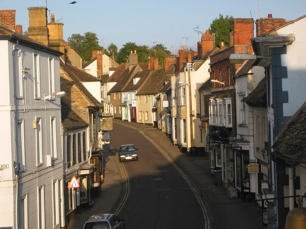 Looking up London Road