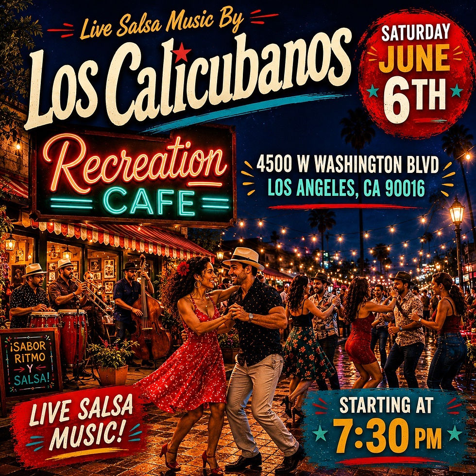 Los Calicubanos / SATURDAY NIGHT LIVE MUSIC