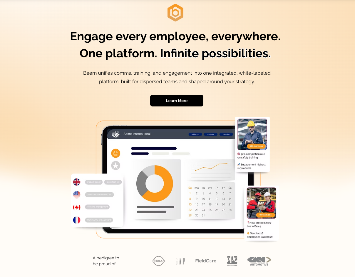 Beem: Non-desk based employee solutions & innovation