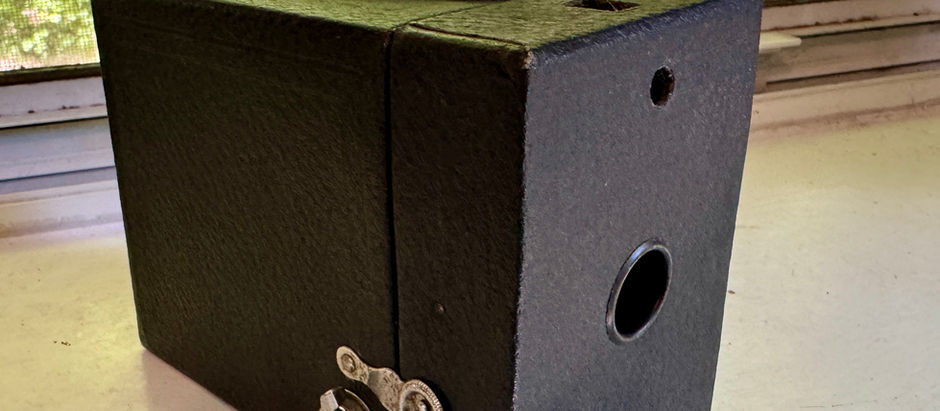 An old Kodak box camera