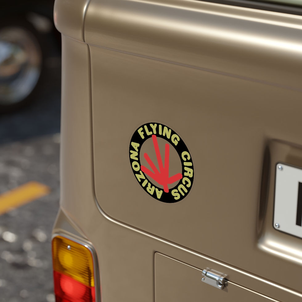 Thumbnail: Transparent Outdoor Stickers, Round, 1pcs