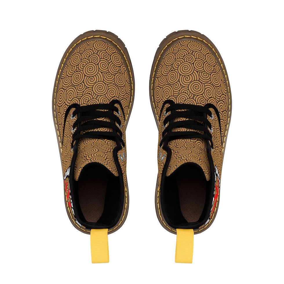 Thumbnail: Men's Canvas Boots Brown