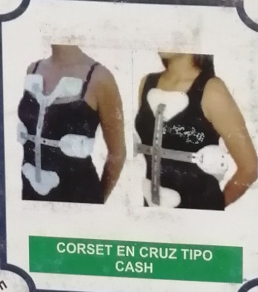corset en cruz tipo cash