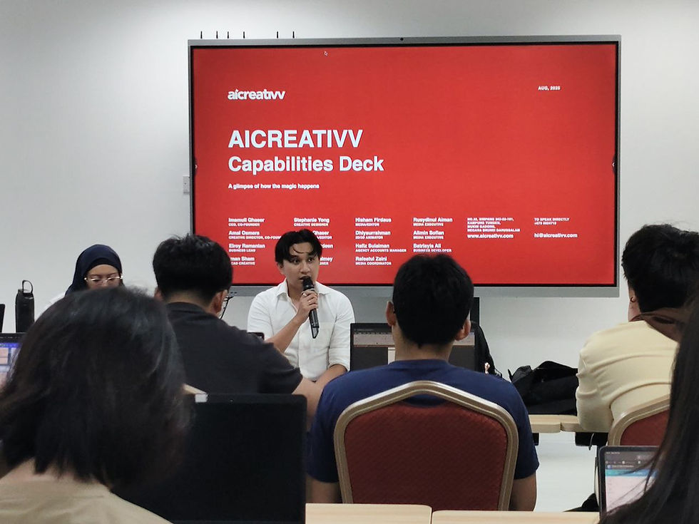 AICREATIVV-CREATIVE AGENCY BRUNEI-MAKE NEW MISTAKES-IMAMULL QHAEER TALKS TO U-BEYOND INCUB