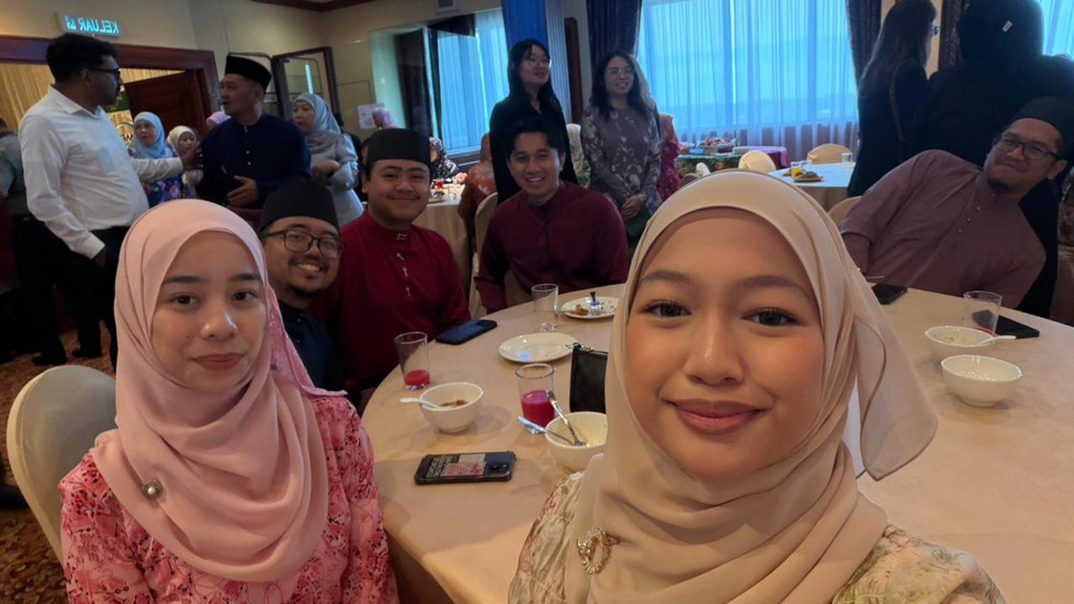 Interns' first time joining a corporate Hari Raya Open Office Event