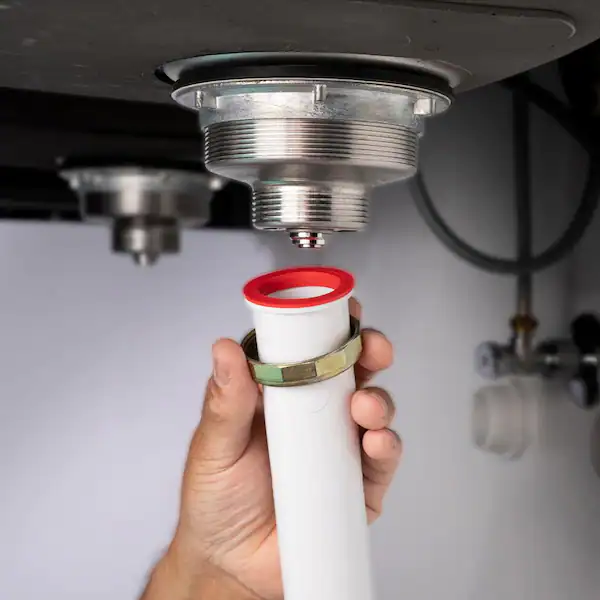 How to change your bathroom faucet - Putting the rubber washer and the drain back on
