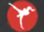 silhouette of a woman kicking with her leg fully extended above eye level