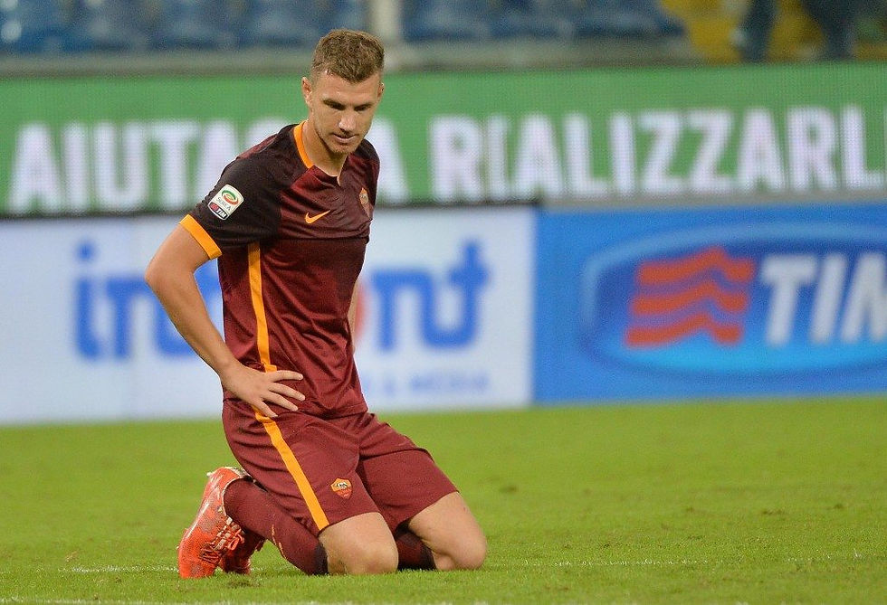 Edin Dzeko to zasłużony napastnik Romy