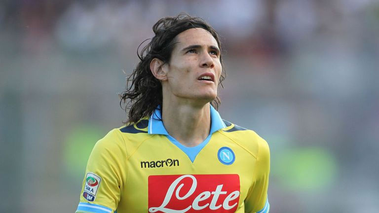 Edinson Cavani w czasach gry dla SSC Napoli