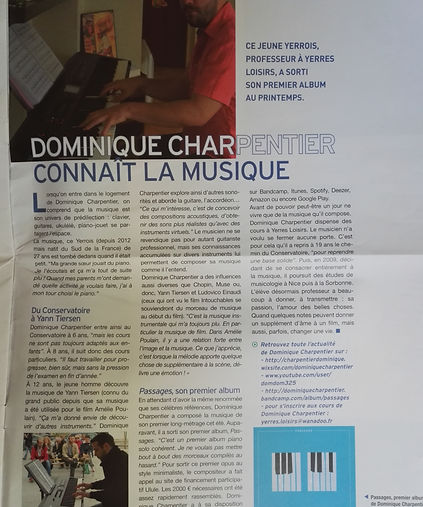 Le Journal des Yerrois, Dominique Charpentier