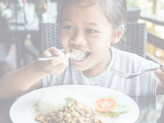 A child eating