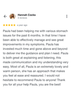 A 5-star Google Review from a Hartwood Health patient