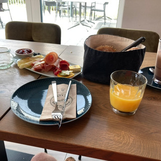 A continental breakfast