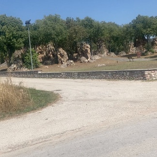 Weird stones by the road