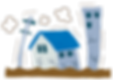 老朽化による倒壊