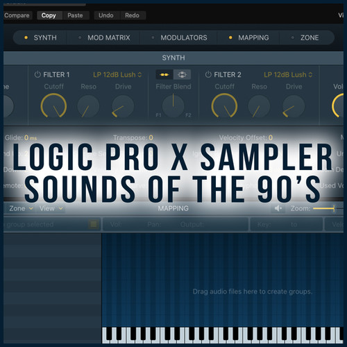 Logic Sampler Instrument Sounds Of The 90's OrangeGrooveSamples
