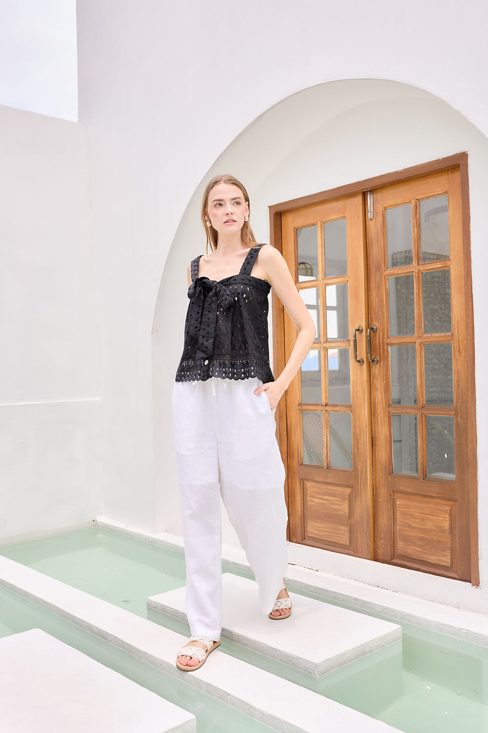 Thumbnail: Moonlight Eyelet Tank Top