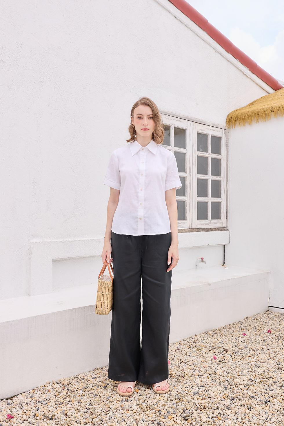 Thumbnail: Clara Classic Linen Shirt