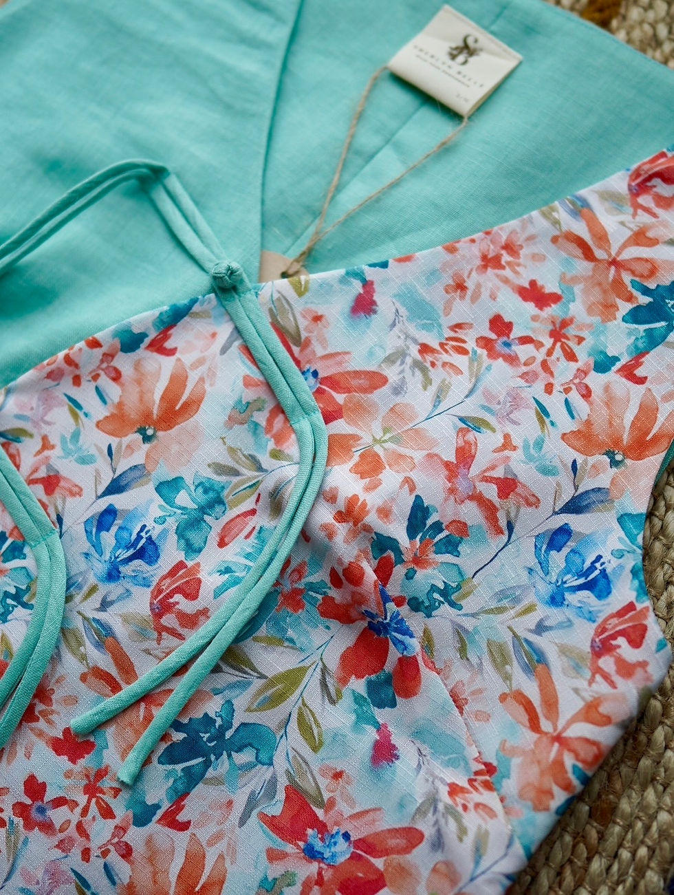 Thumbnail: Rosalie Bloom Linen Top
