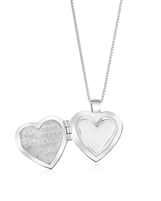 Thumbnail: Silver Heart Locket Urn
