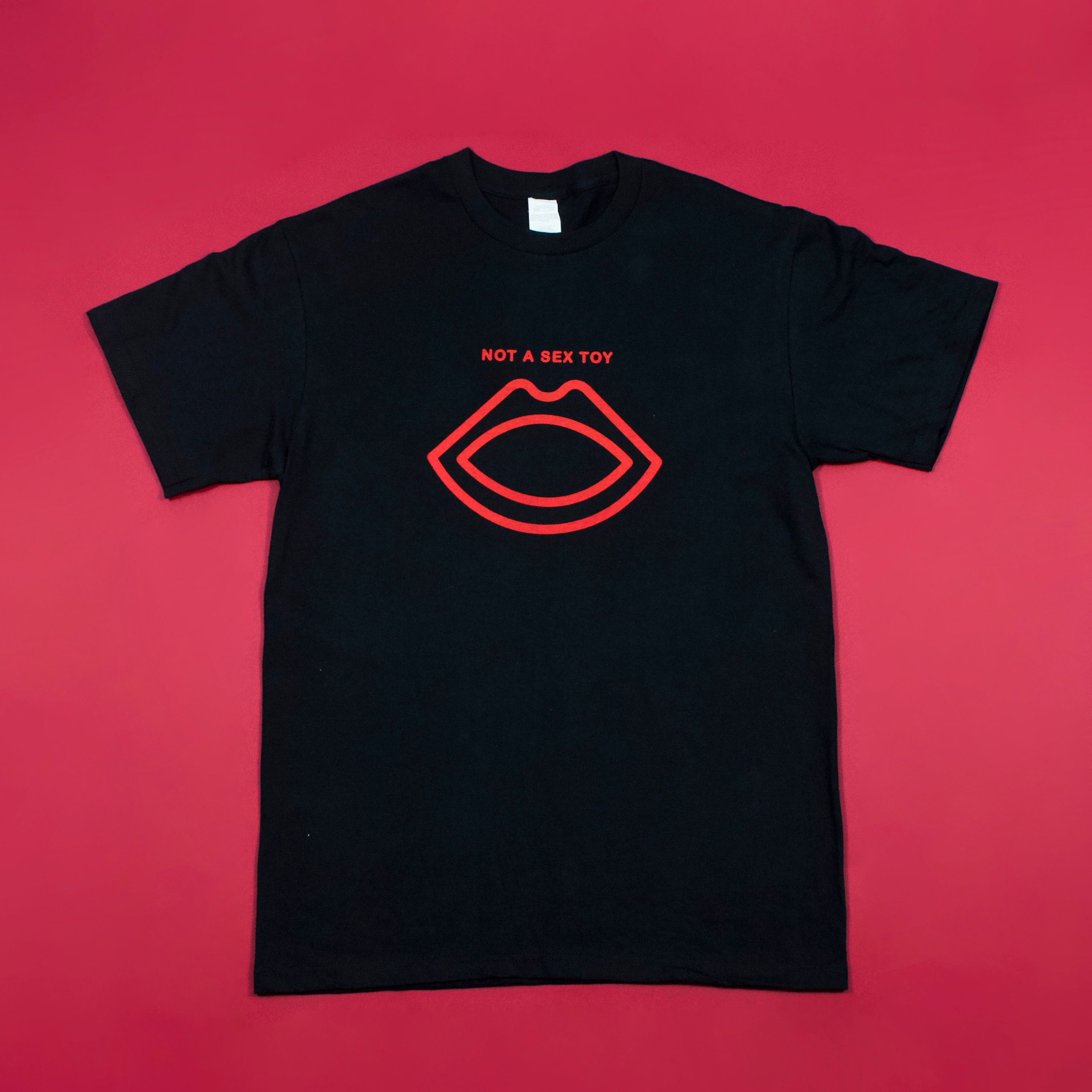 'Not a Sex Toy' Black Tee