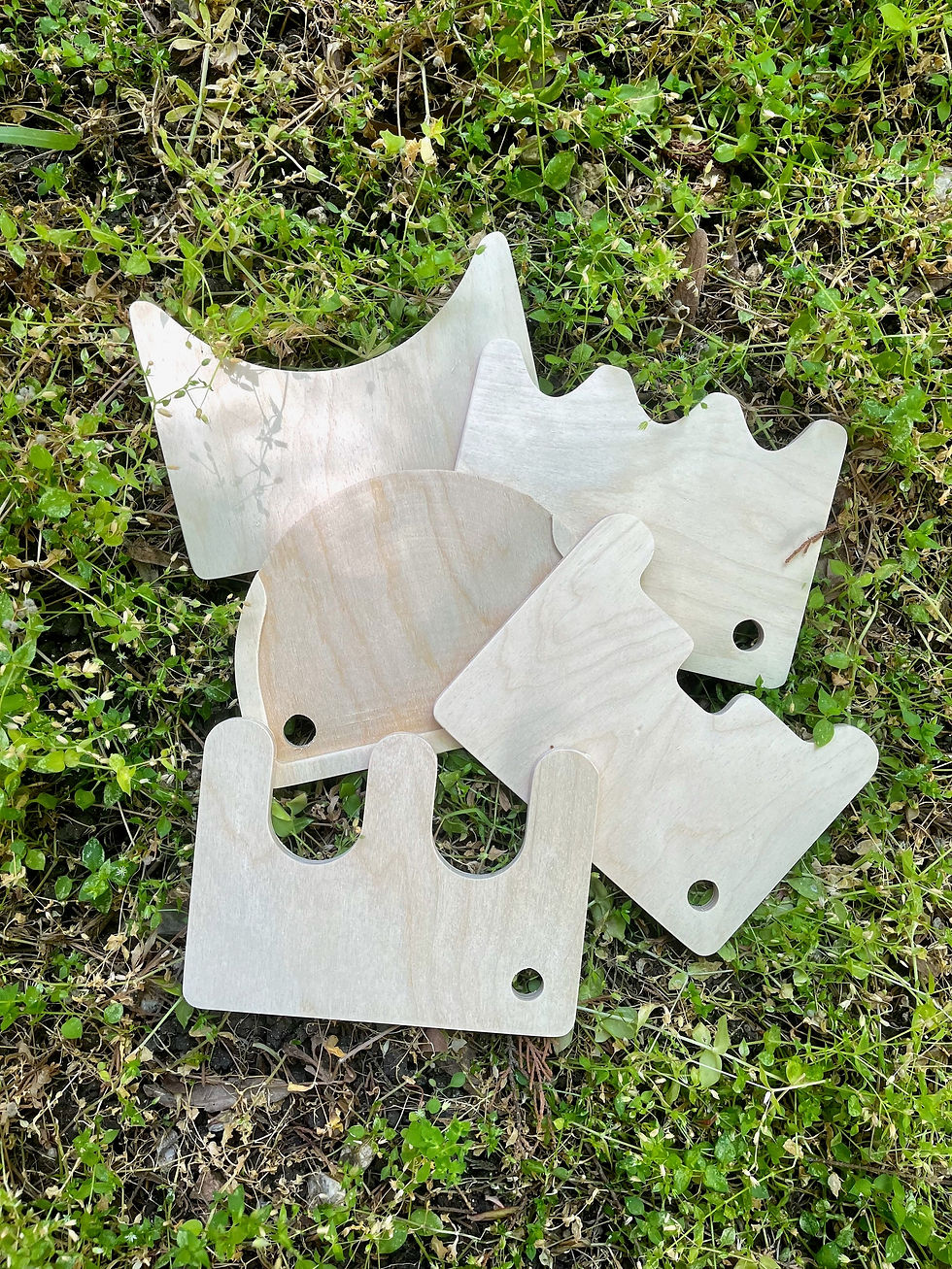 Thumbnail: Montessori houten schepjes set