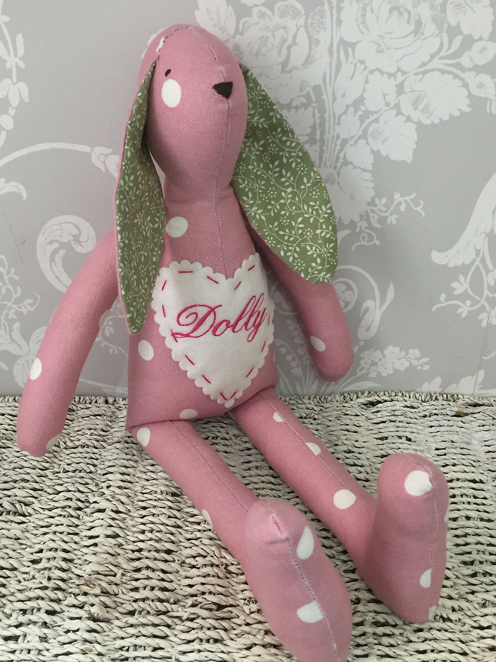 Thumbnail: Personalised bunny sitting position view