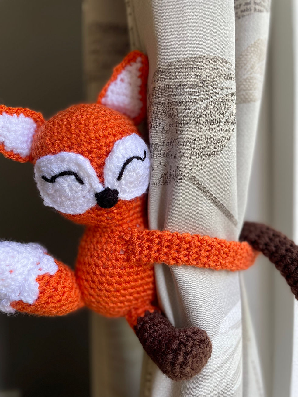Thumbnail: Crocheted Animal Curtain Tie Backs